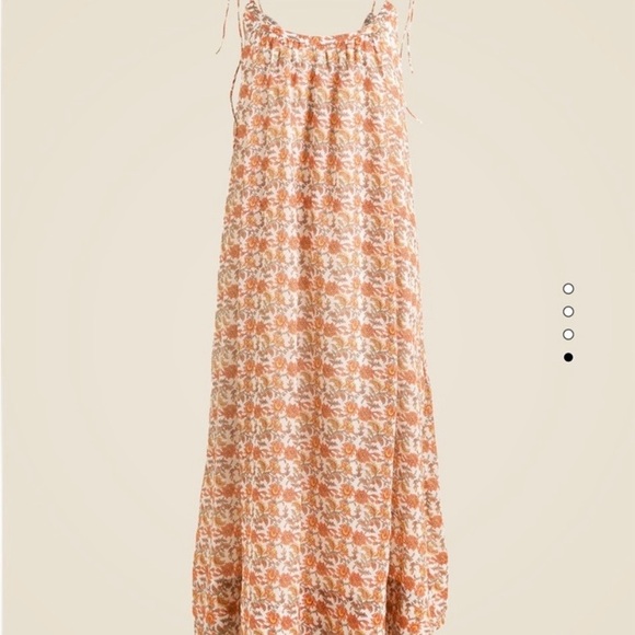 J. Crew Dresses & Skirts - J. Crew Floral Maxi Dress in Orange and White